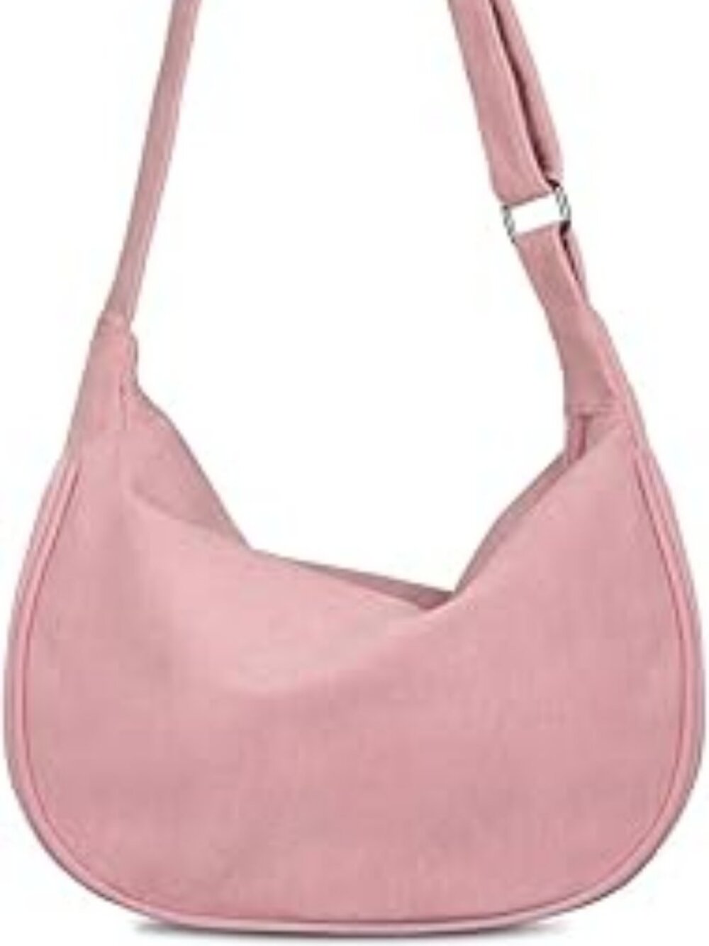 New Crescent Crossbody Bag Small Sling Hobos Dumpling Bag Pink Colorful Purse